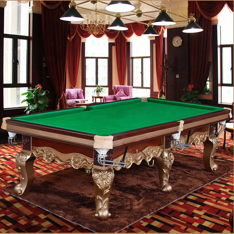 Konford Quality Aristocratic Temperament Custom 9ft 8ft 10ft Snooker Solid Wooden Leg Carving Luxury Fashion Billiard Pool Table