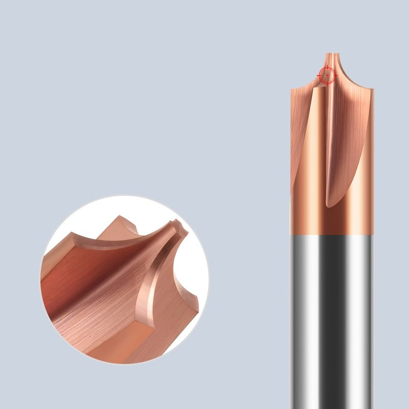 Manufacturer Supply HRC55 Endmill Set Solid Carbide Inner R Angle End Milling Cutter for CNC Machine Tools
