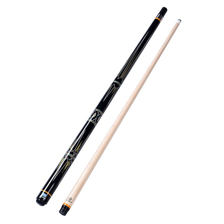 TQG-02Handmade Pool Cue Stick Made China Unilock Shaft Tip Easy to Repair Stainless Steel Joint Carbon Maple Butt Sleeve Snooker