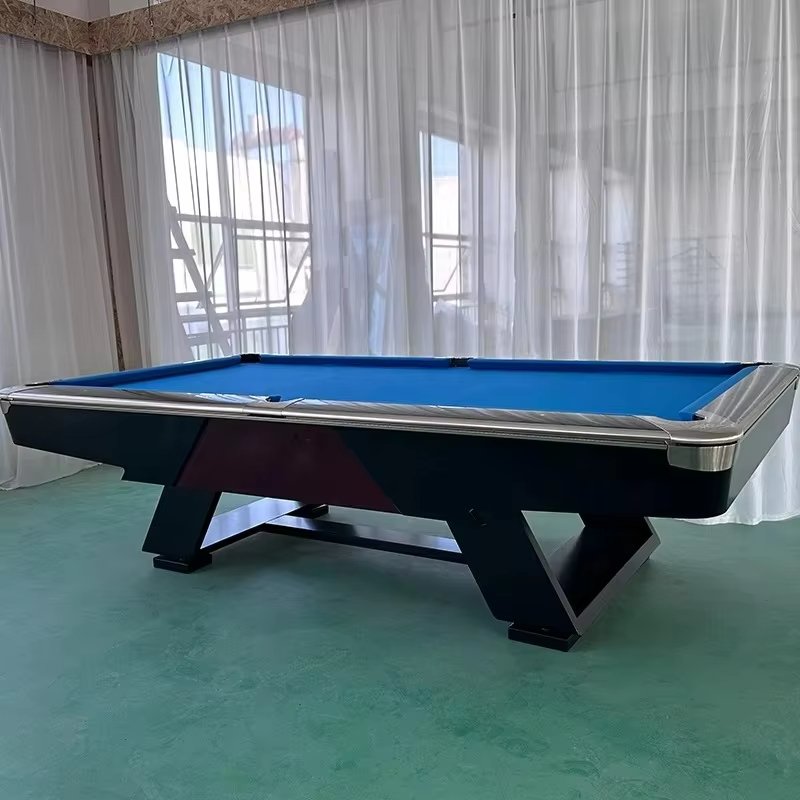 2024 new designs high-end modern style luxury snooker billiard tables 9ft 8ft 7ft size solid wood and slate pool table for sale