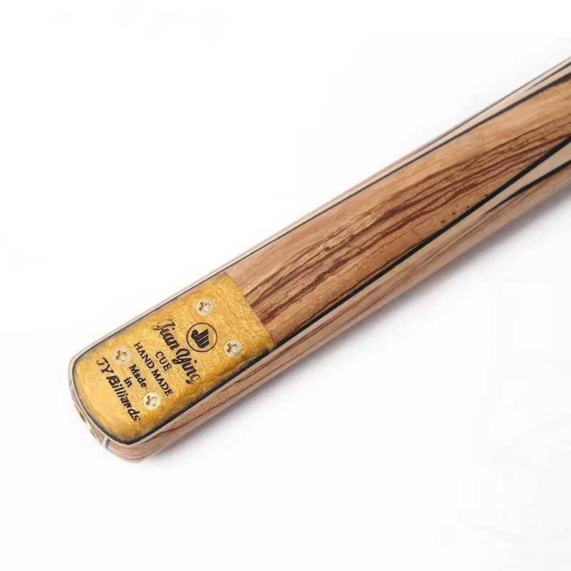 TQG-121 Custom Logo Carbon Billiard Snooker Cue Stick 3/4 Jointed Ash with Stainless Steel & Maple Butt Sleeve Factory Direct