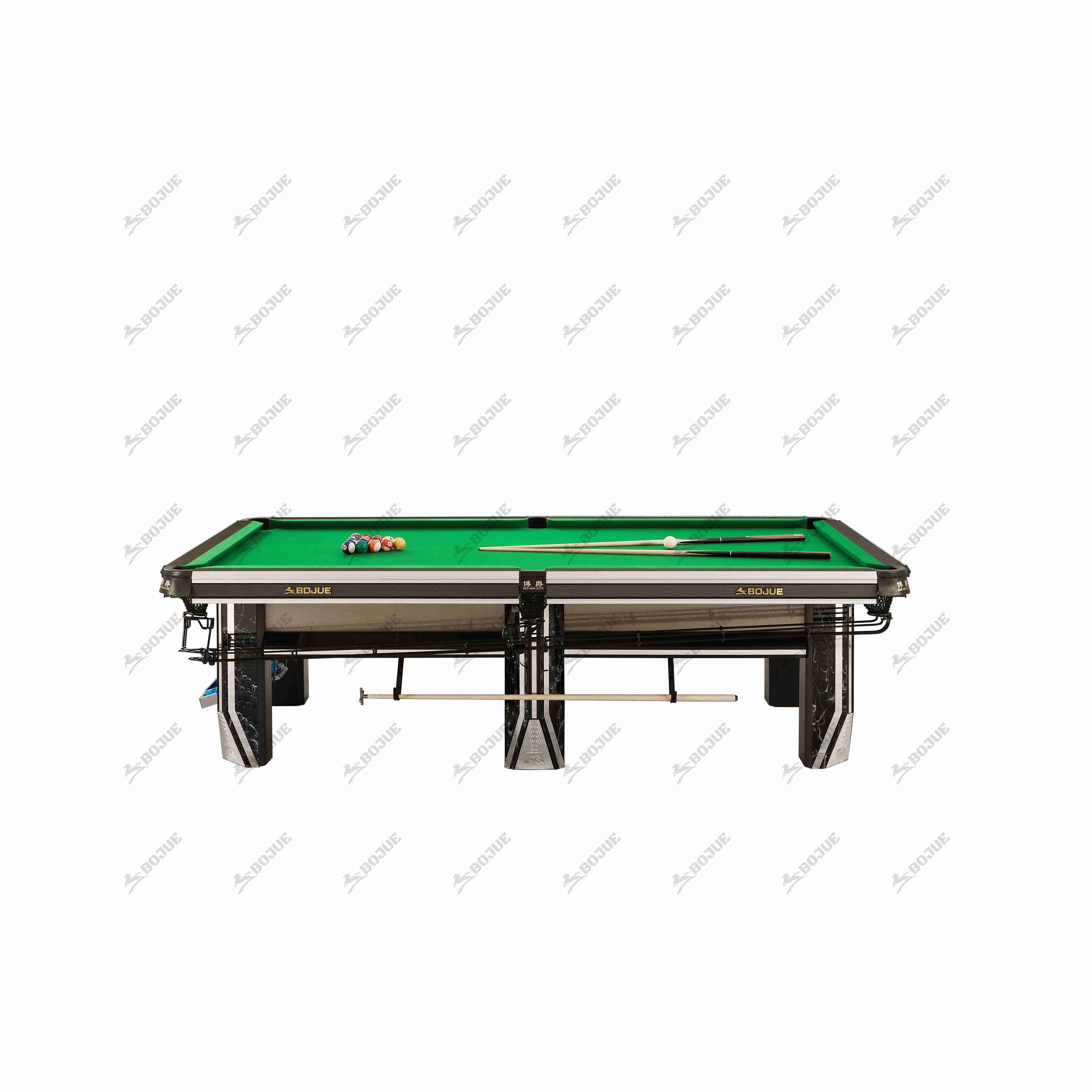 Professional-Grade Versatile Billiard Table High Quality Chinese 8 Ball Accessories with Slate Cushions and Wood Legs for Sports