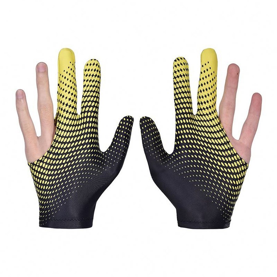 Hot Sales OEM Manufacturer Snooker Gloves For Unisex Pool Cue Gloves Top Quality Triple Finger Durable Snooker Gloves