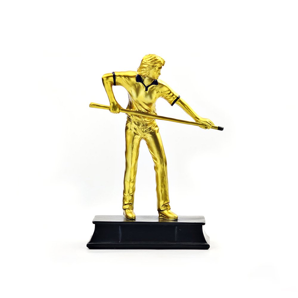Resin Trophy Awards For Snooker Sport Fancier Thanksgiving Gift Billiards Decoration Figures