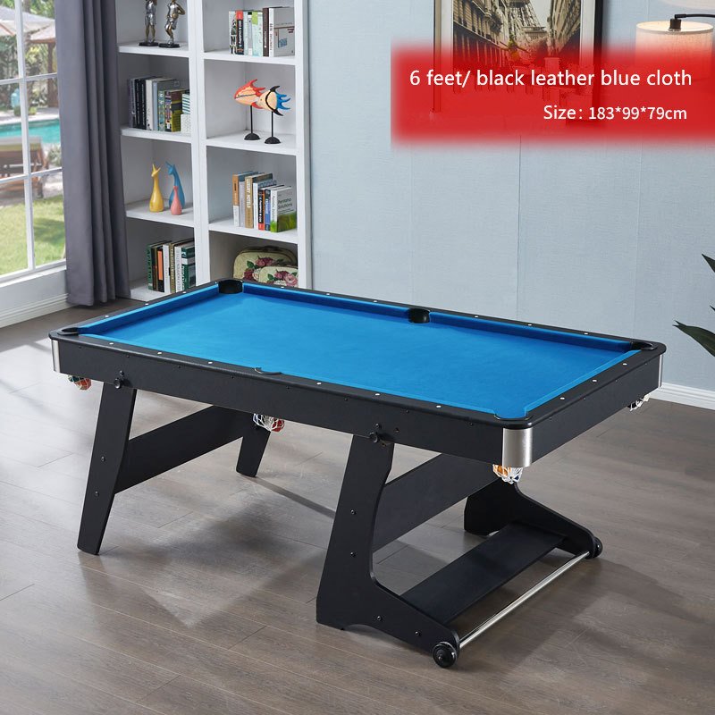 6 feet Indoor Family Entertainment Adult Children Folding Pool Table Snooker Table Game Set