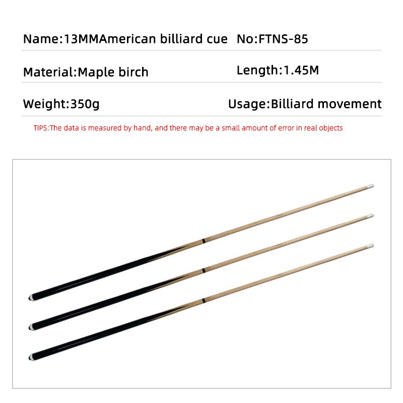 Top 12MM American billiard cue,detachable 1/2 Split Club moisture-proof billiard cue,ash wood billiard cue,can be customs
