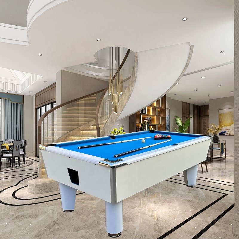 Billiard Table Bar Sports Entertainment Commercial 8ft Billiard Table Game Coin Token Snooker