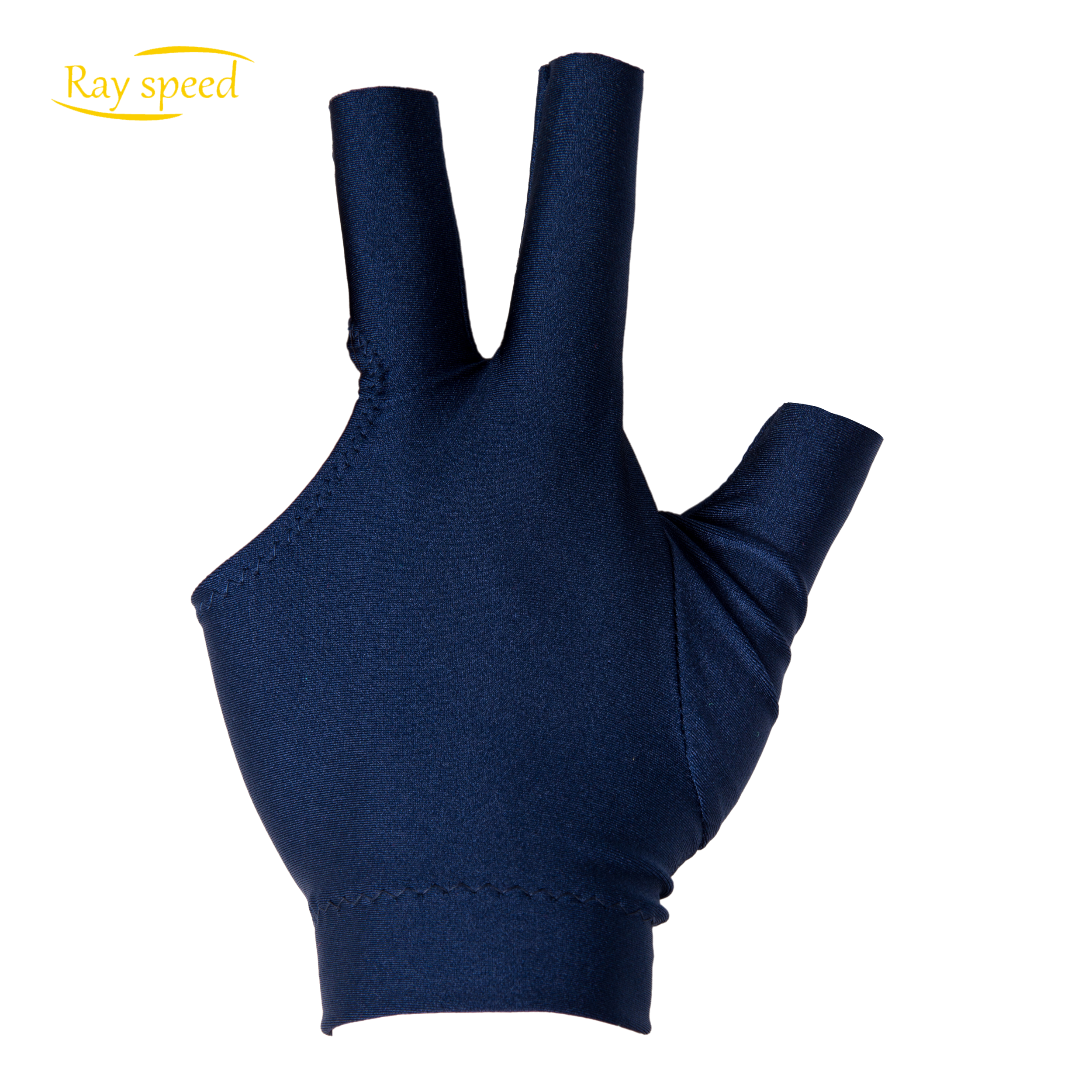 Rayspeed Billiard Pool Gloves For Left Hand 3 Finger, Snooker Cue Sport Glove Popular Sizes For Men & Women(Dark Blue)