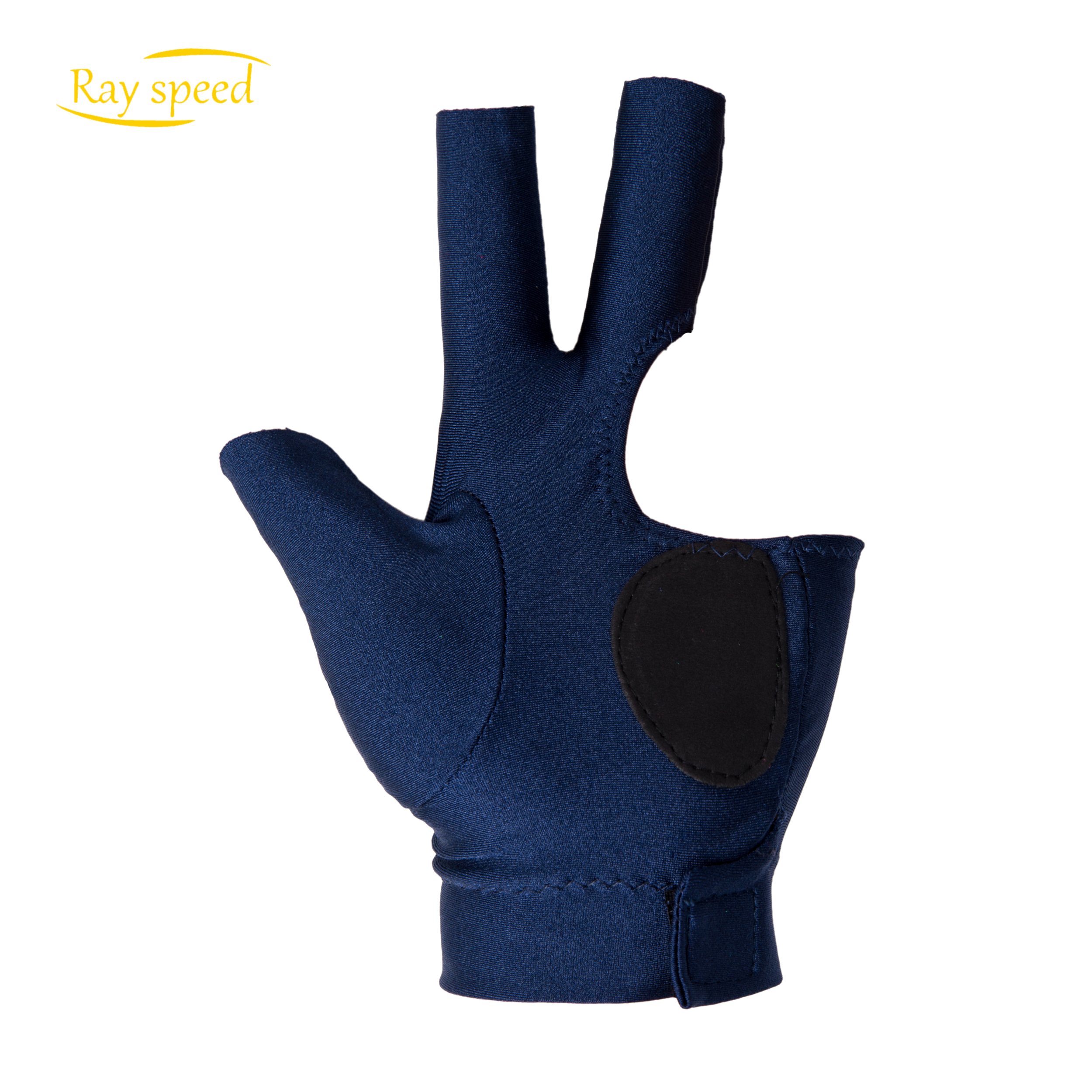 Rayspeed Billiard Pool Gloves For Left Hand 3 Finger, Snooker Cue Sport Glove Popular Sizes For Men & Women(Dark Blue)