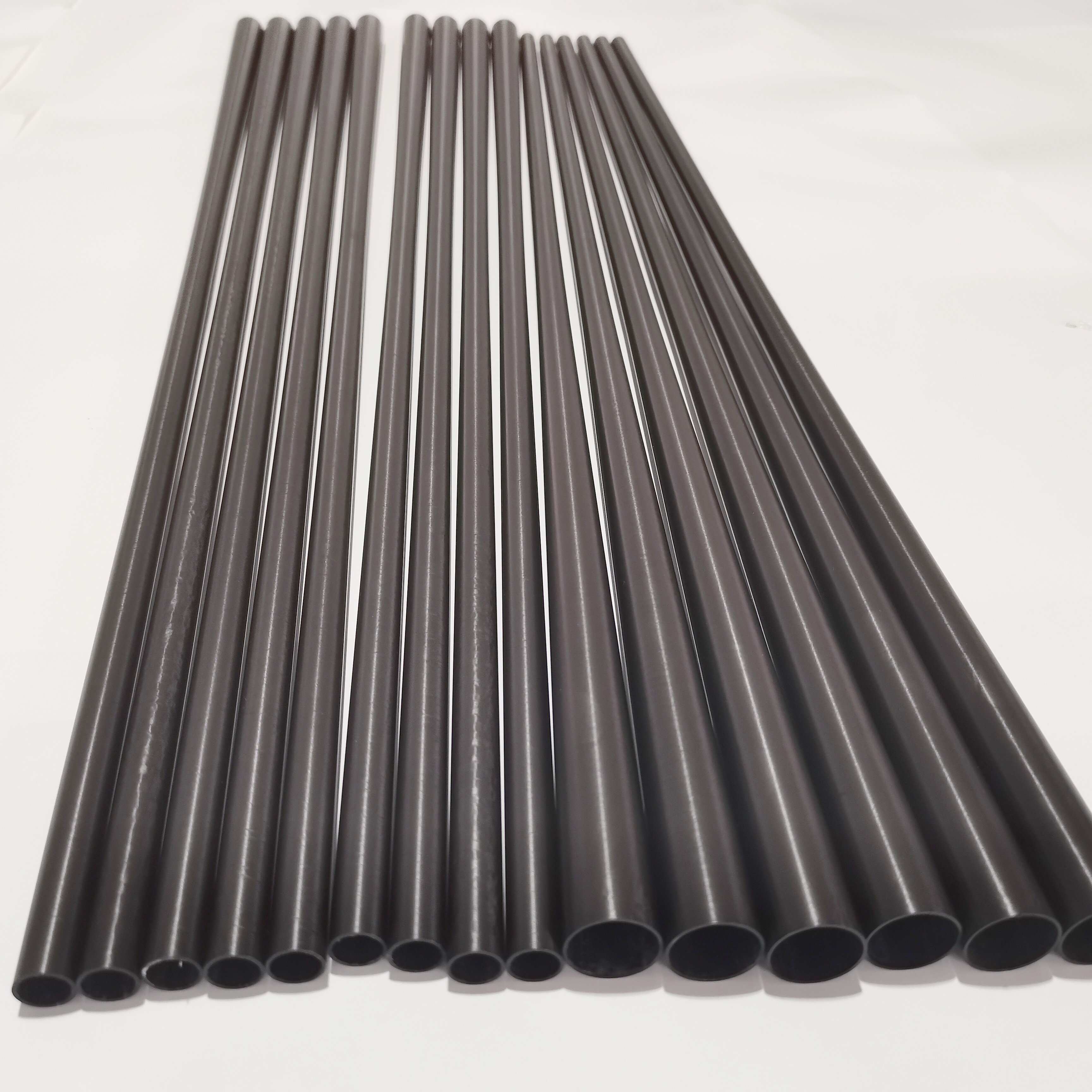 12.0mm carbon fiber pool cue shafts tube, protapered cue blanks,filament winding shafts tube,silk polished surface tube