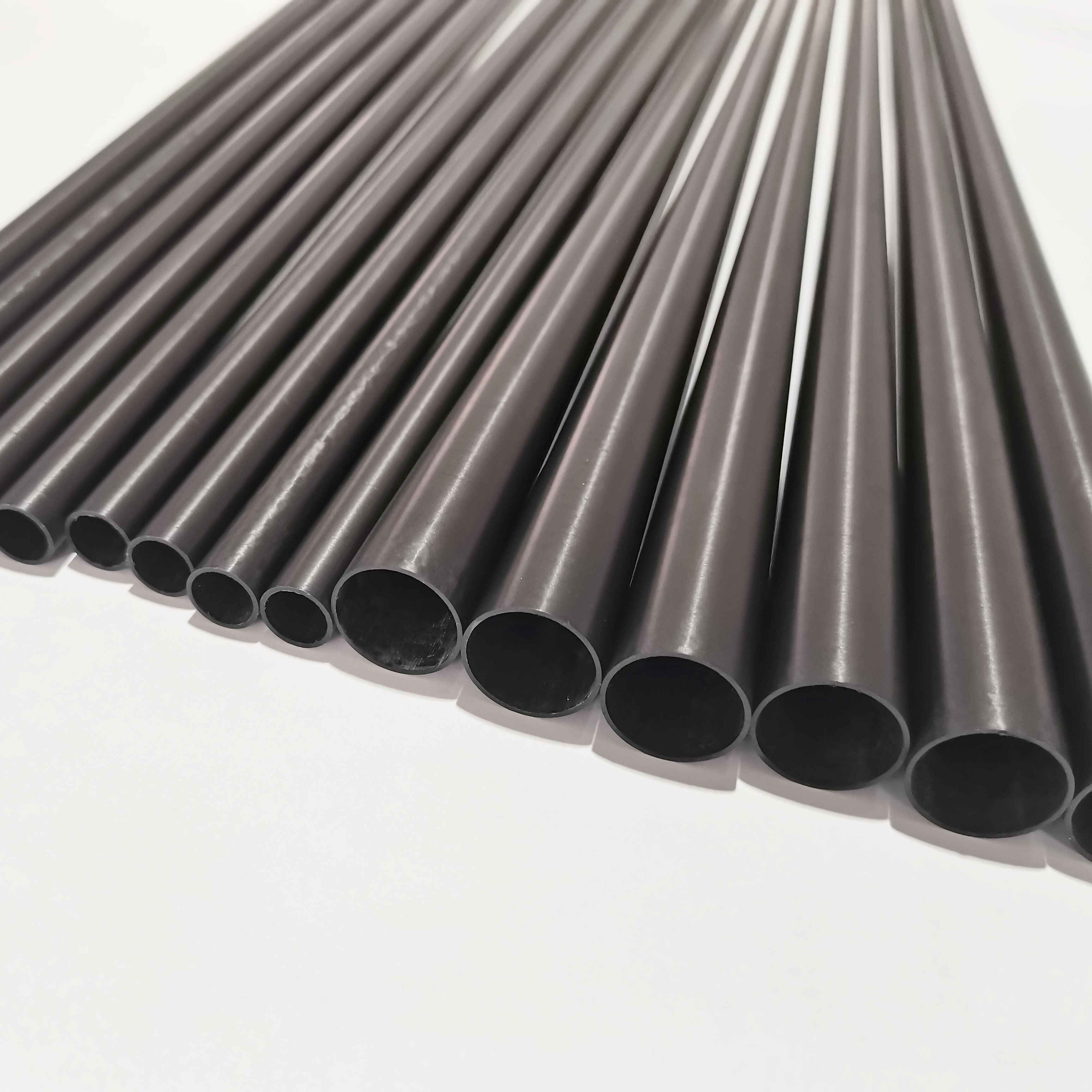 12.0mm carbon fiber pool cue shafts tube, protapered cue blanks,filament winding shafts tube,silk polished surface tube
