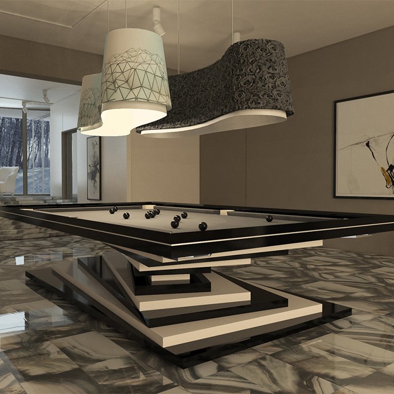 Professional 15 years billiard factory popular Luxury Modern Solid Wood Slate American billiards 7ft 8ft 9ft pool table