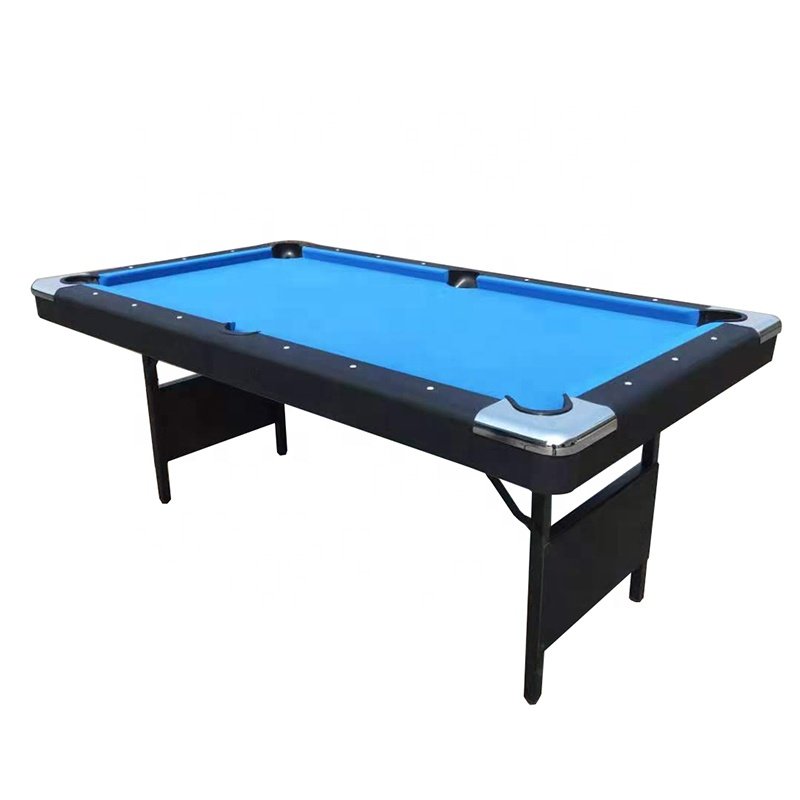 Hot sale 6ft 7ft foldable pool table MDF folding legs snooker pool table foldable billiard table