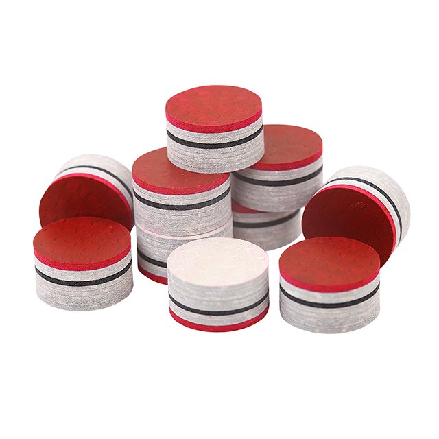 14mm 9layers billiards cue tips with customized logo for snooker cue
