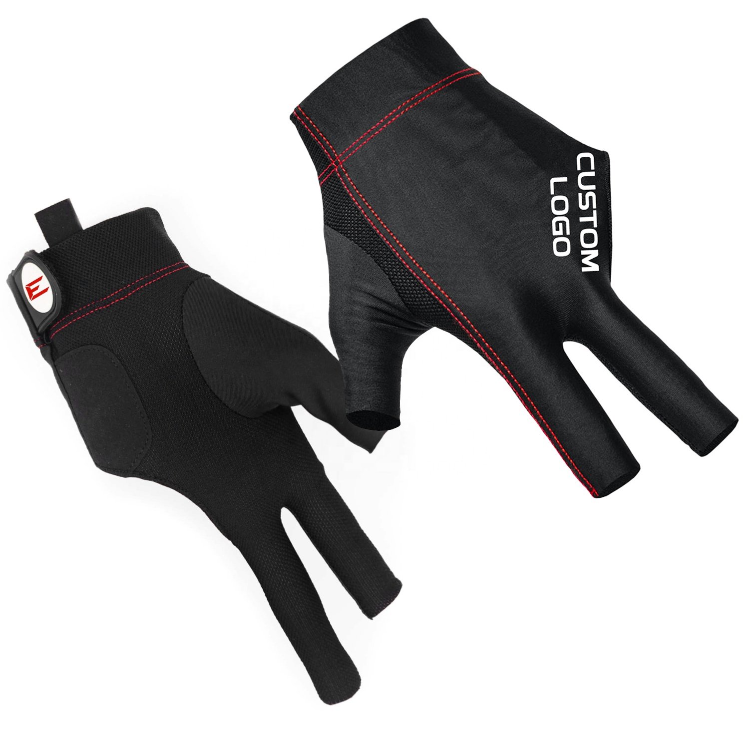 LOGO Custom Design Pool Gloves Wholesale Multi Styles Billiards Men's Women's Wear-Resistant Snooker Gloves