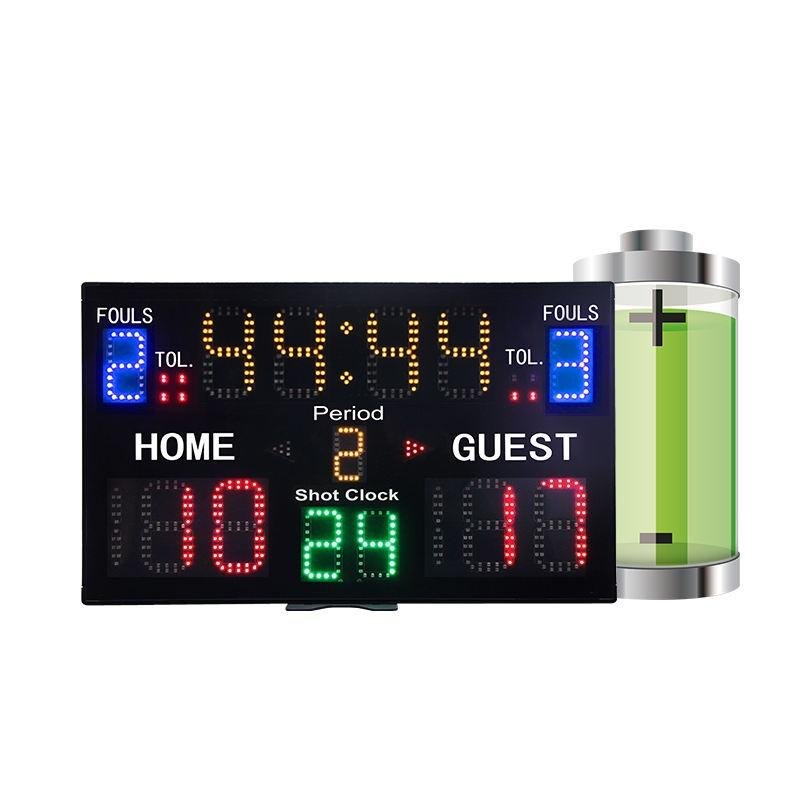 GX Multisport LED Digital Scoreboard Various Modes Multifunction LED Tabletop Electronic Scoreboard for Basketball Volleyball