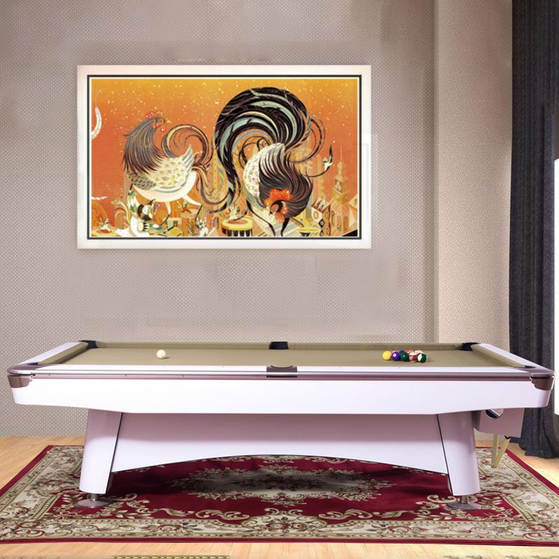Home Standard Adult American Black Eight Multifunctional 2-in-1 Mobile Commercial Table Tennis Snooker & Billiard Tables