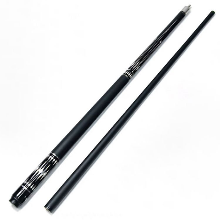 Wholesale Price Billiard 2-PC Carbon Fiber Cue Stick Snooker Billiard Cue Stick Black For Club Billiards Game
