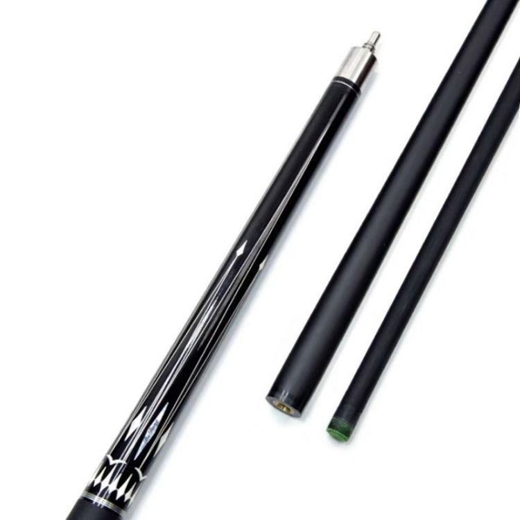 Wholesale Price Billiard 2-PC Carbon Fiber Cue Stick Snooker Billiard Cue Stick Black For Club Billiards Game