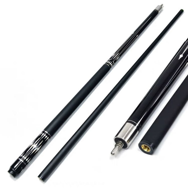 Wholesale Price Billiard 2-PC Carbon Fiber Cue Stick Snooker Billiard Cue Stick Black For Club Billiards Game