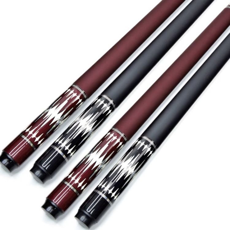 Wholesale Price Billiard 2-PC Carbon Fiber Cue Stick Snooker Billiard Cue Stick Black For Club Billiards Game
