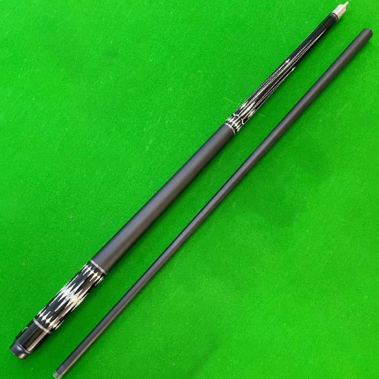 Wholesale Price Billiard 2-PC Carbon Fiber Cue Stick Snooker Billiard Cue Stick Black For Club Billiards Game