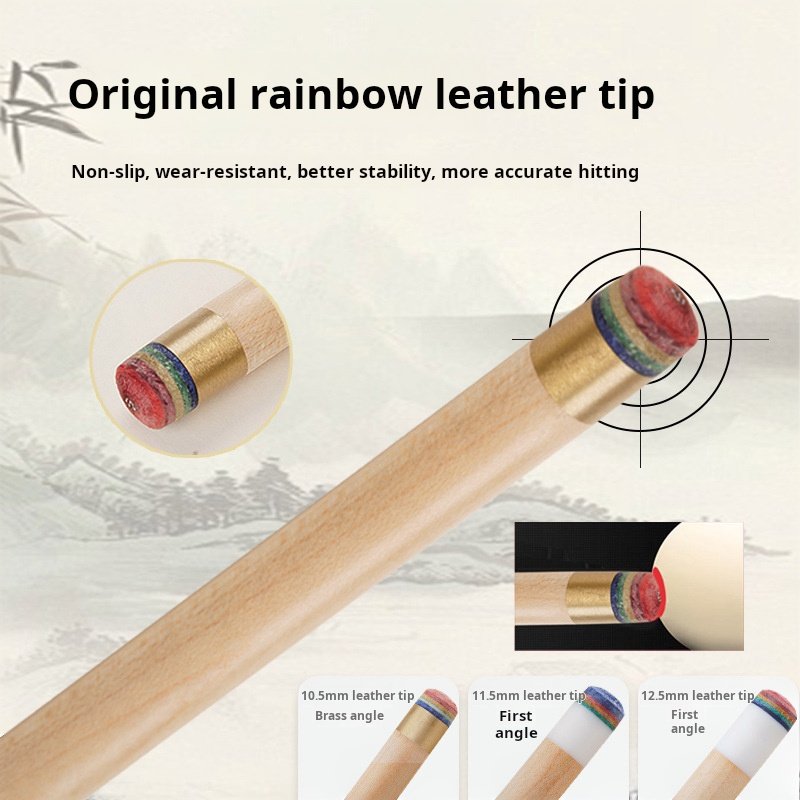 Qingtianbao forelimb pool cue black eight small head middle head cue big head nine cue maple front section