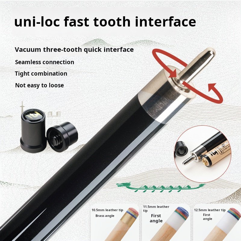 Qingtianbao forelimb pool cue black eight small head middle head cue big head nine cue maple front section