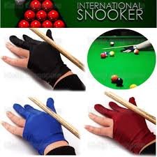 high quality spandex Nylon 3 Fingers Billiards glove Pool Table Lycra Snooker Gloves