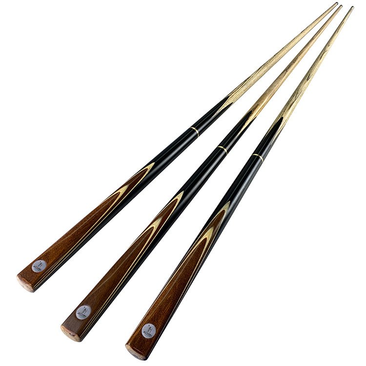 Factory Custom Logo Carbon Billiard Snooker Cue 3/4 Jointed Ash Wood 10mm Snooker Cue Stick