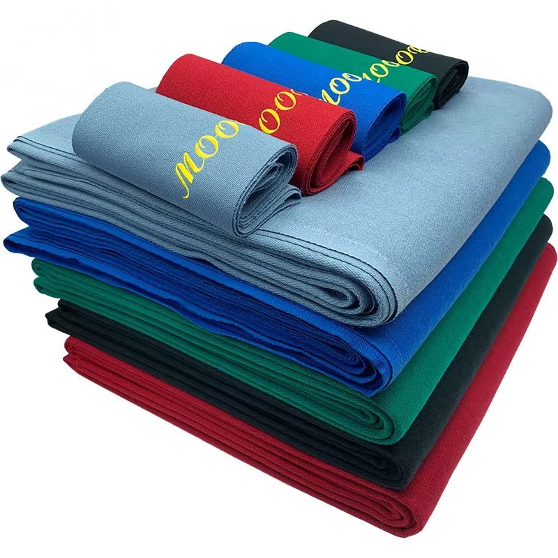 TN-02 9ft Wool Snooker Cloth Customizable Nylon Pool Table Felt with Box Packaging for Billiards