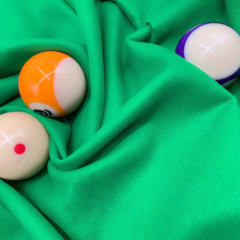TN-02 9ft Wool Snooker Cloth Customizable Nylon Pool Table Felt with Box Packaging for Billiards
