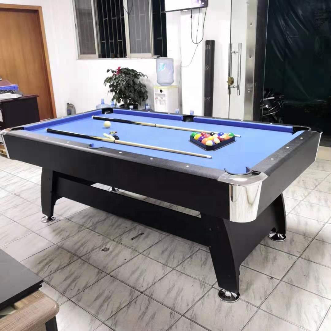 Factory Direct Sell 7ft 8ft mdf black pool table auto ball return snooker billiard table for sale