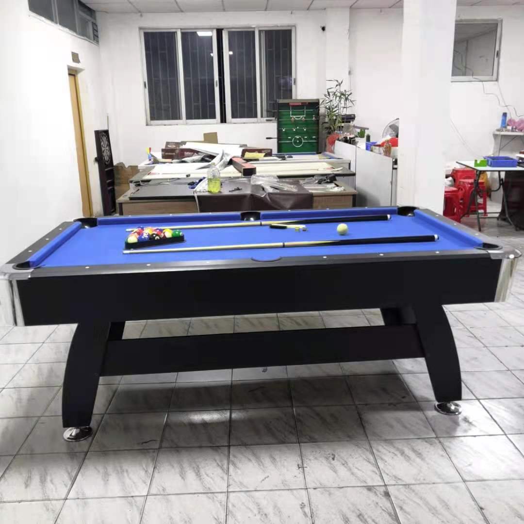 Factory Direct Sell 7ft 8ft mdf black pool table auto ball return snooker billiard table for sale
