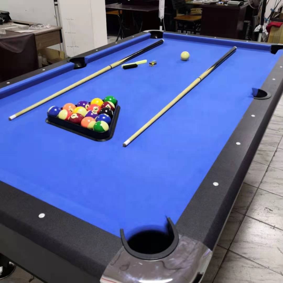 Factory Direct Sell 7ft 8ft mdf black pool table auto ball return snooker billiard table for sale