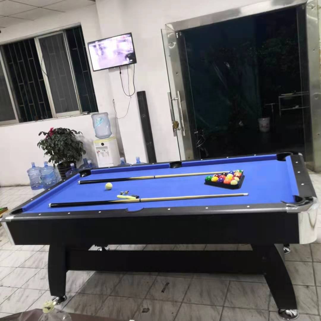 Factory Direct Sell 7ft 8ft mdf black pool table auto ball return snooker billiard table for sale
