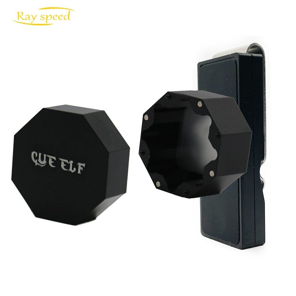 Rayspeed Black Billiard Pool Chalk Holder Magnetic Chalk Clip Billiards Accessories Magnet Billiards Chalk Holder