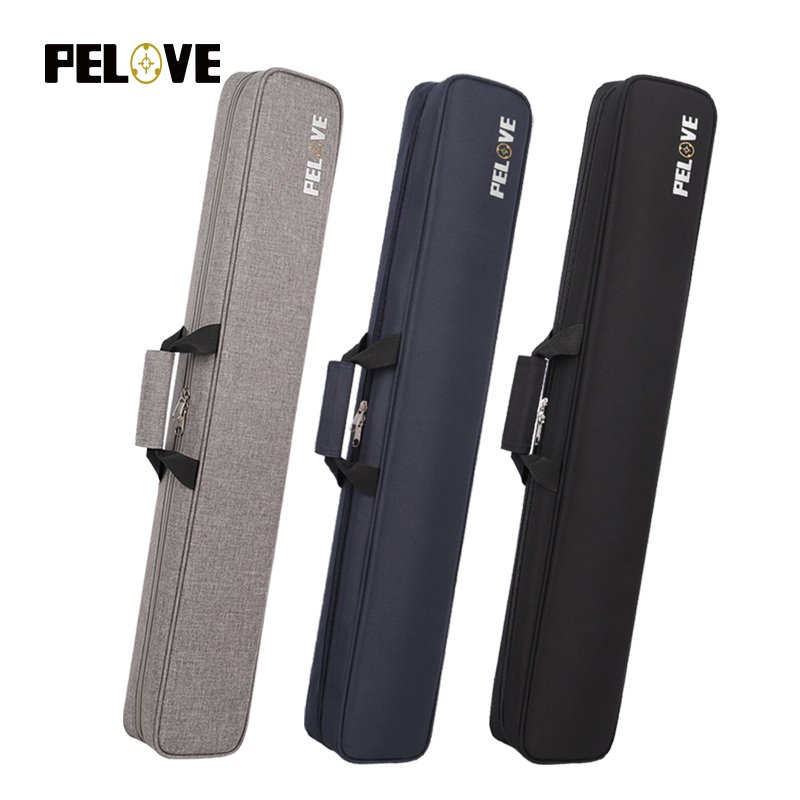Large size new line factory wholesale 2 butts 4 shafts 6 holes professional soft pool cue case