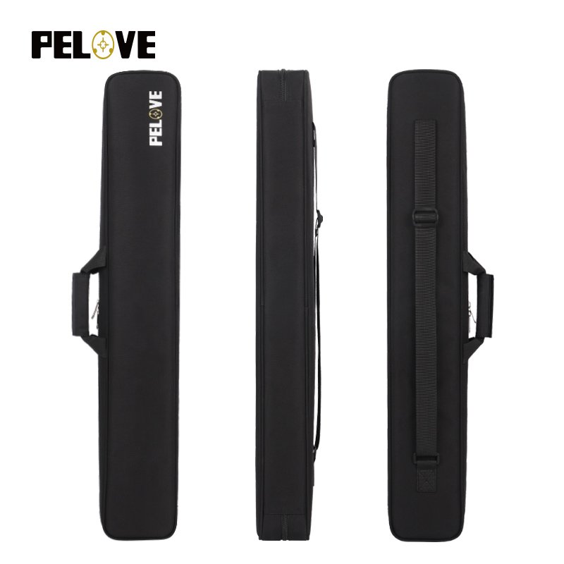 Large size new line factory wholesale 2 butts 4 shafts 6 holes professional soft pool cue case