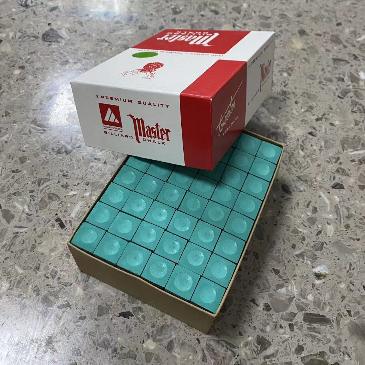 Factory Wholesale 144 12 A Box Of Blue Green Billiard Cue Chalk
