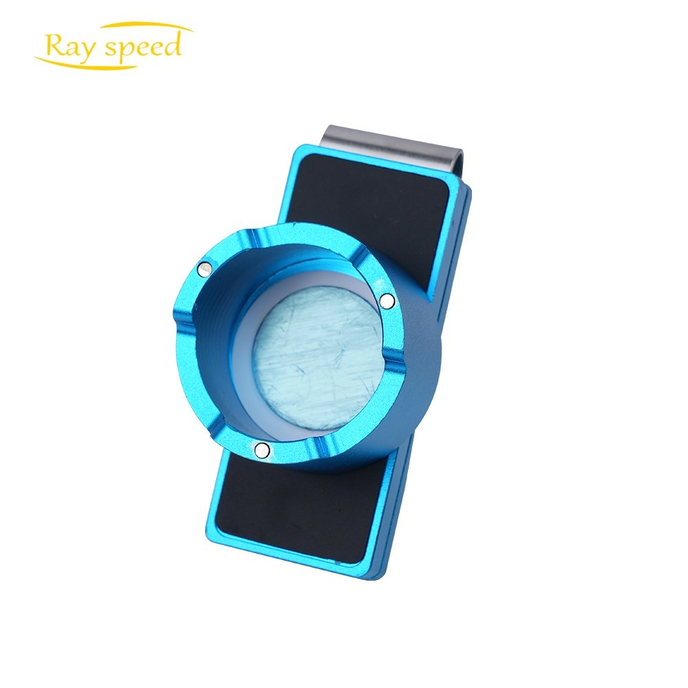 Rayspeed New Accessories Wholesale Aluminum Alloy High Magnetic Chalk holders Billiards Pool Carom Snooker Round Chalk Holder