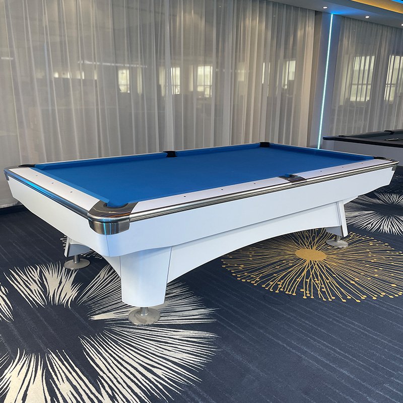 Wholesale American Standard 6th Billiard Table Custom Size Solid Wood Leg with Slate Cushion for Snooker Game