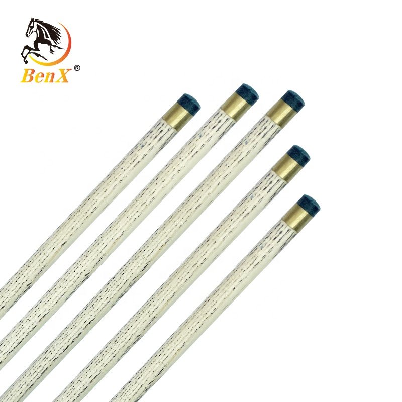 BenX 57" 1PC Snooker Cue 10mm Ash Wood Matt-Finish Pool Cue Customized Billiards Model 4