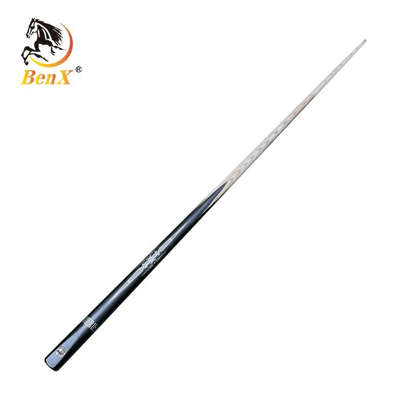 BenX 57" 1PC Snooker Cue 10mm Ash Wood Matt-Finish Pool Cue Customized Billiards Model 4
