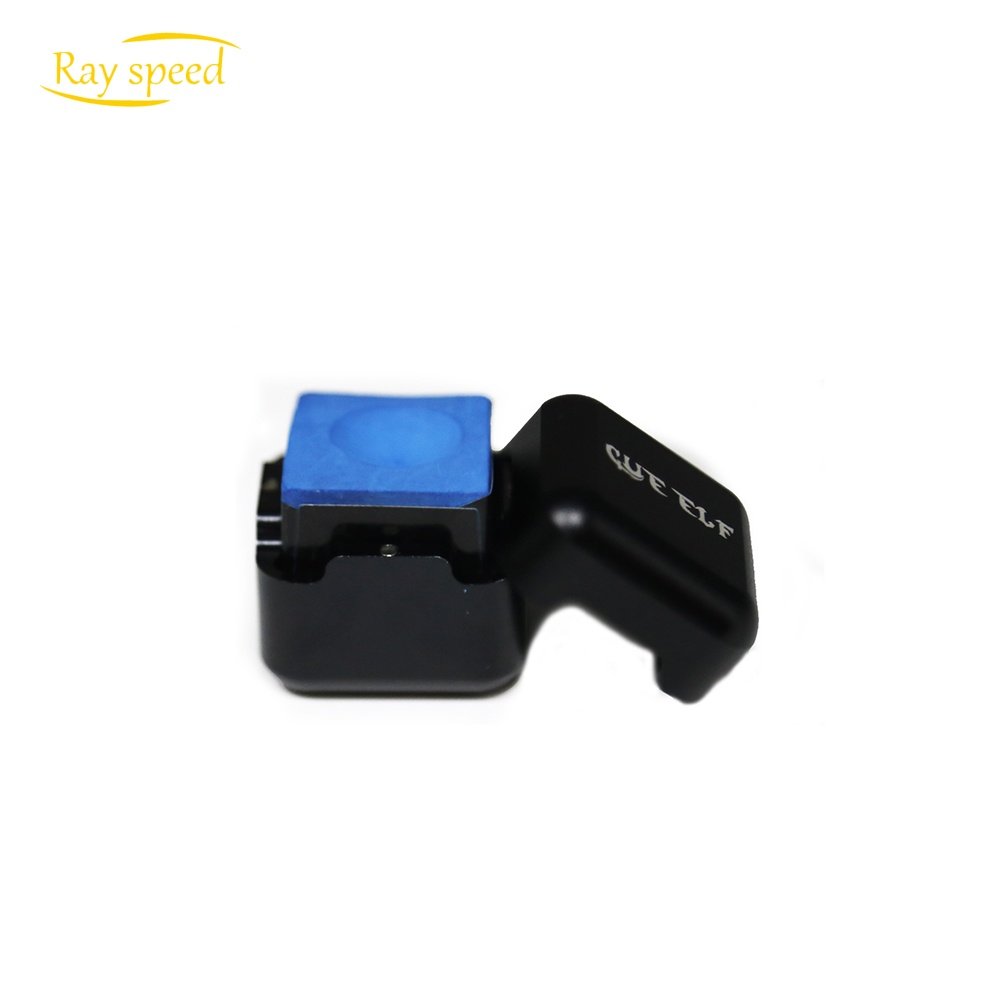 Rayspeed Aluminum Portable Mini Magnetic Black Pool Chalk Holder Billiard Chalk Holder for Billiard Cue Snooker Accessory