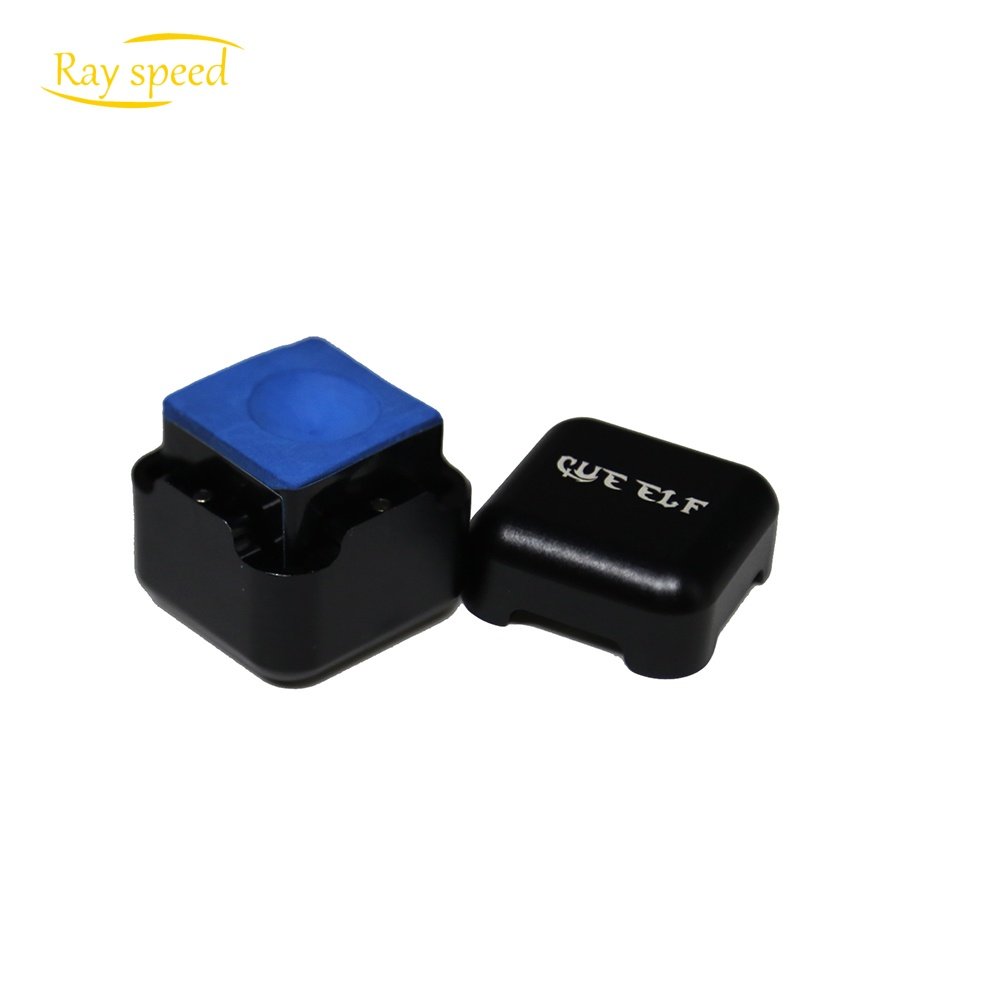 Rayspeed Aluminum Portable Mini Magnetic Black Pool Chalk Holder Billiard Chalk Holder for Billiard Cue Snooker Accessory