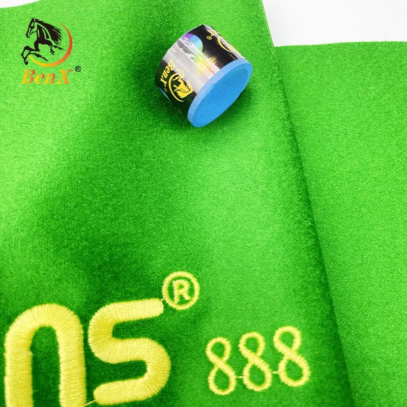 BenX PNS888 Table Cloth For 12ft Snooker Table Woolen Table Cloth Green(Width 195cm)