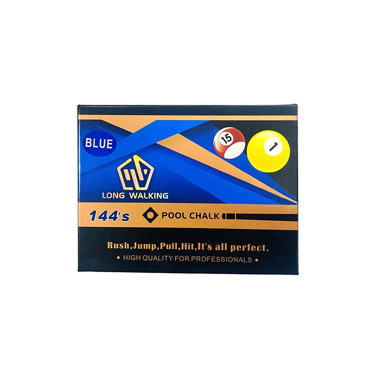 Billiard Pool Cue Chalk Snooker Pool Chalk Big Box Blue PU Modern 5 Box Snooker Cloth Triangle Pro Snooker Chalk Nai Pin 012