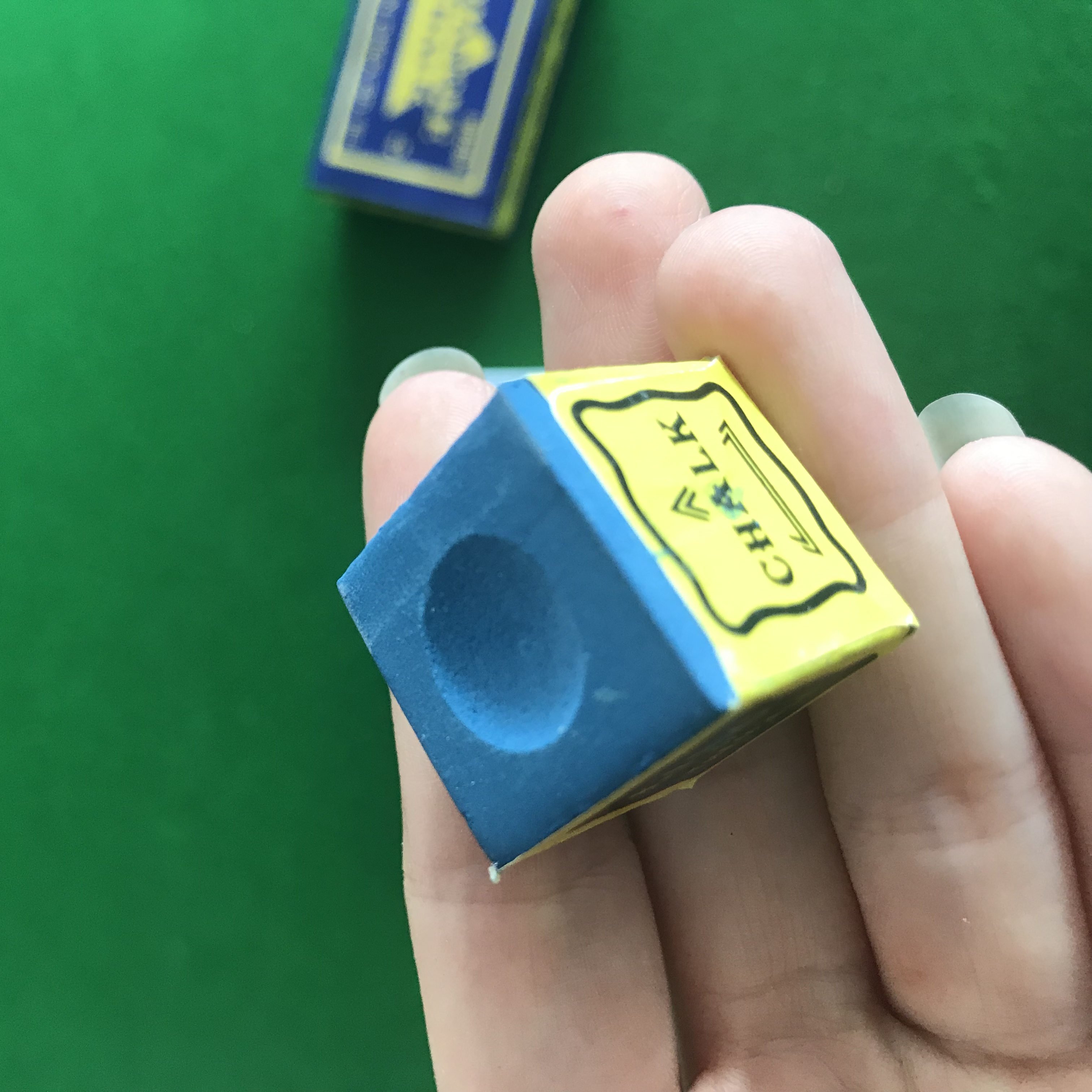 Billiard Pool Cue Chalk Snooker Pool Chalk Big Box Blue PU Modern 5 Box Snooker Cloth Triangle Pro Snooker Chalk Nai Pin 012