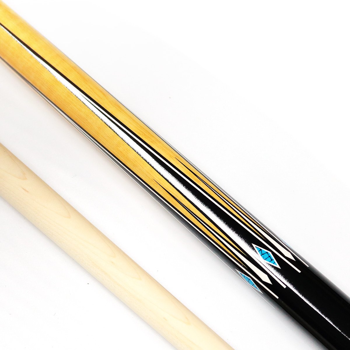 New Fashionable Canadian Maple Billiard Pool Cue 13mm Tip Size with WoodenJoint For Sale